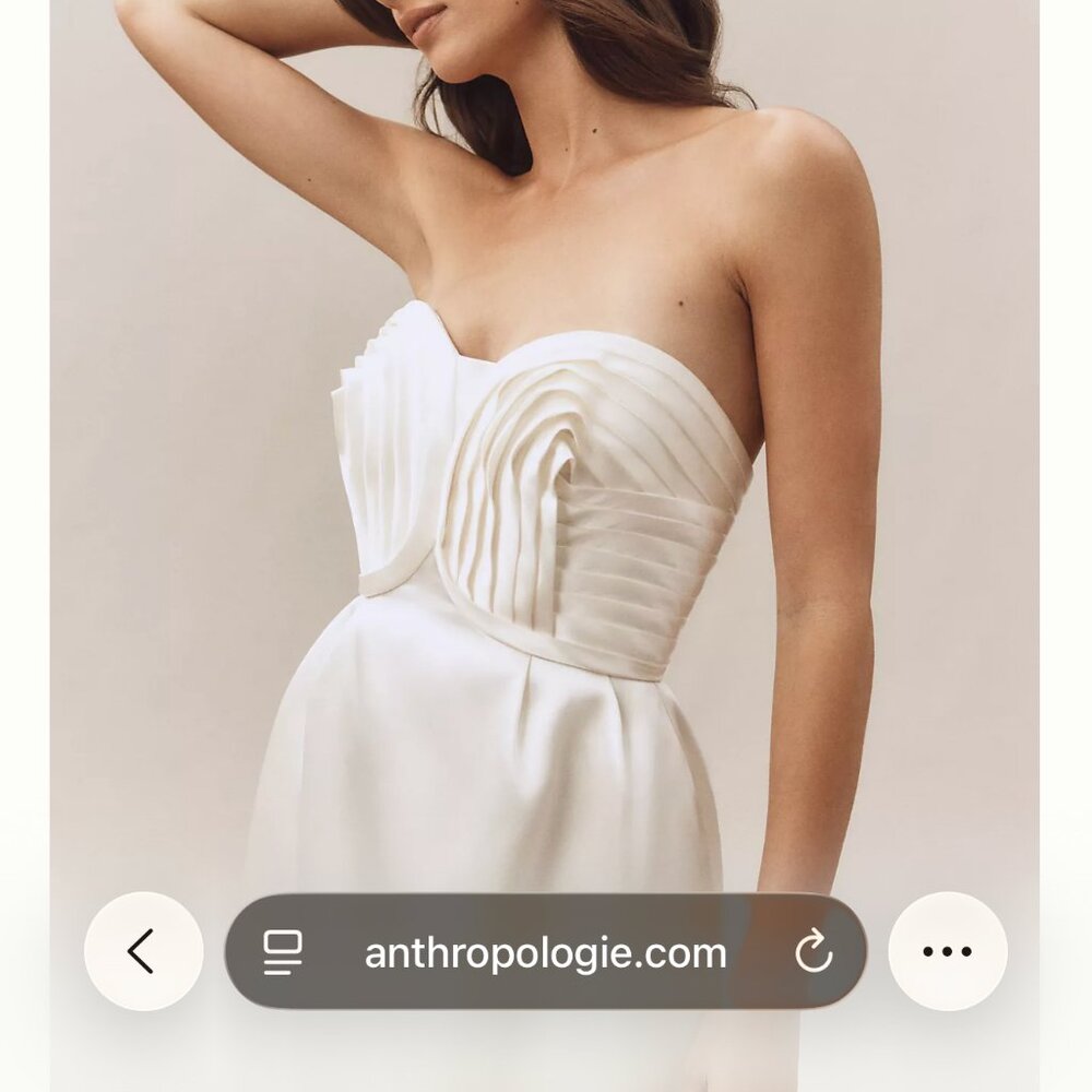 Strapless elegant dress *rehearsal dinner